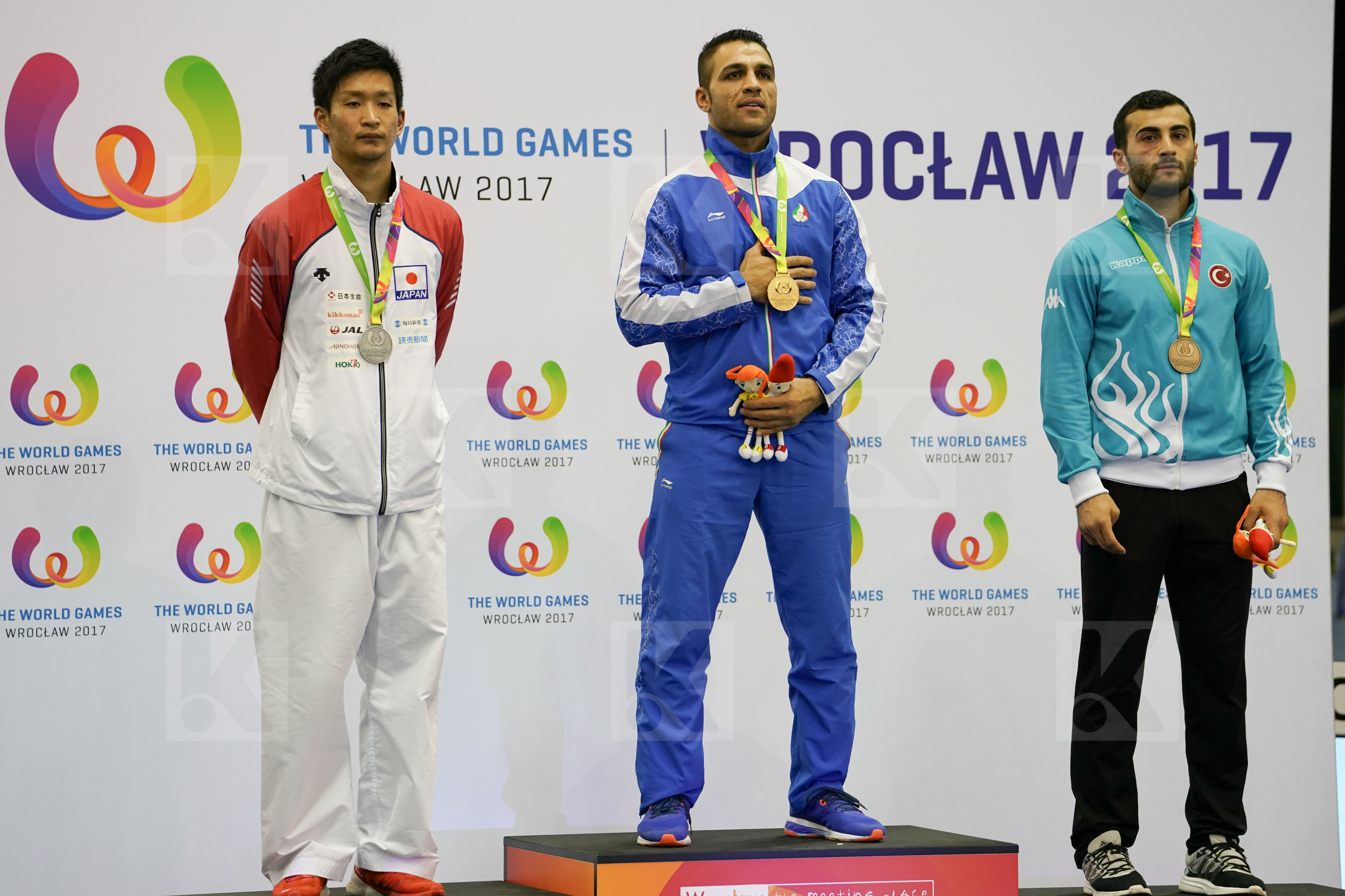 Aktas Ugur Araga Ryutaro Iran Islamic Republic of Japan Male Kumite -84kg Poorshab Zabiollah Turkey